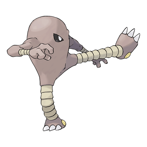 かくとうタイプのポケモンのシルエット