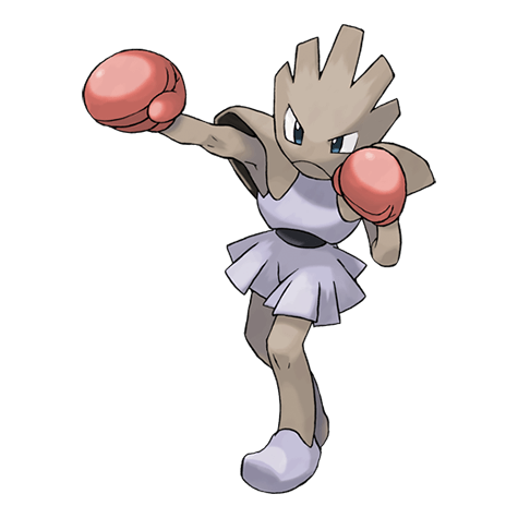 かくとうタイプのポケモンのシルエット