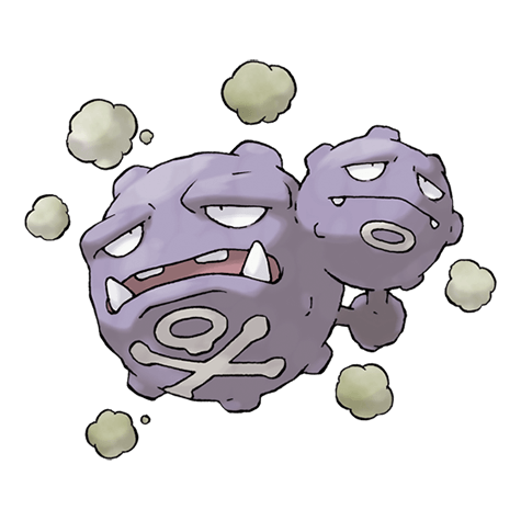 Poison-type mystery Pokémon silhouette