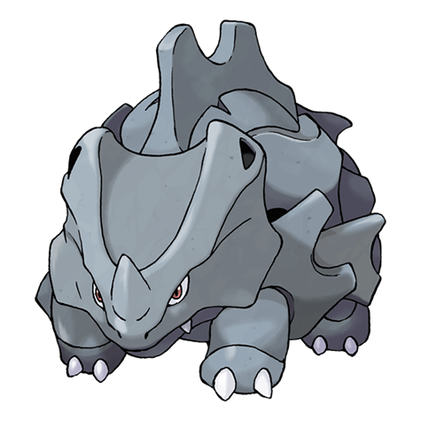 Rock-type mystery Pokémon silhouette