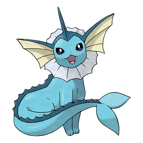 Water-type mystery Pokémon silhouette