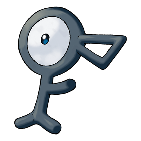 Psychic-type mystery Pokémon silhouette
