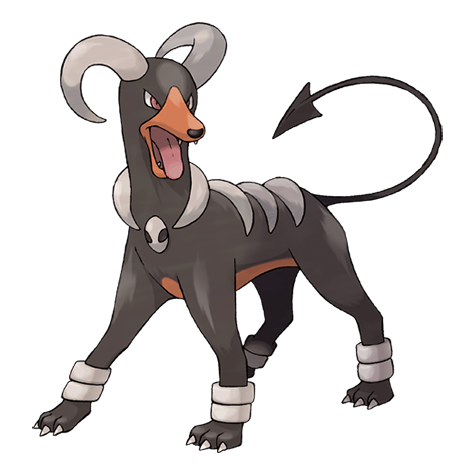 Dark-type mystery Pokémon silhouette