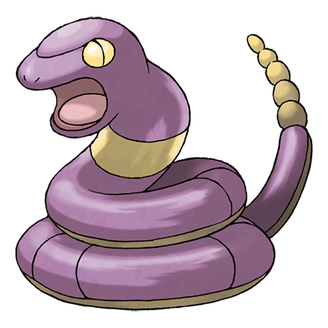 Poison-type mystery Pokémon silhouette