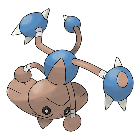 かくとうタイプのポケモンのシルエット