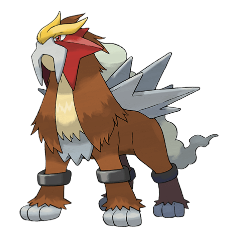 ほのおタイプのポケモンのシルエット