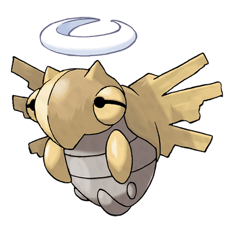 むしタイプのポケモンのシルエット