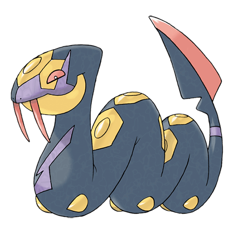 Poison-type mystery Pokémon silhouette