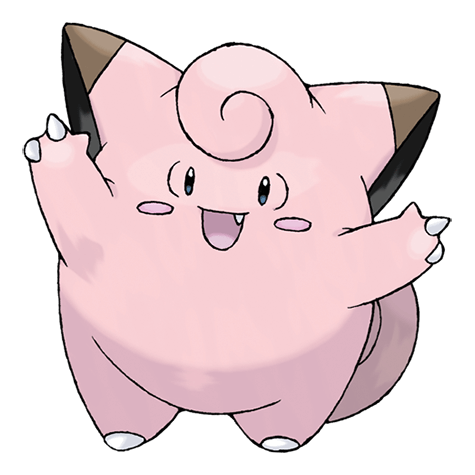 フェアリータイプのポケモンのシルエット