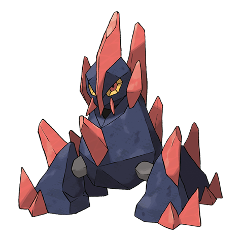 Rock-type mystery Pokémon silhouette