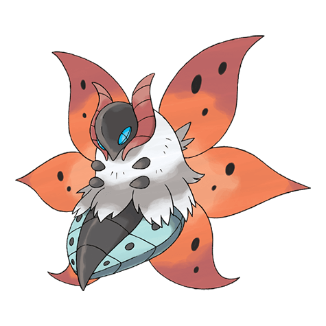 むしタイプのポケモンのシルエット