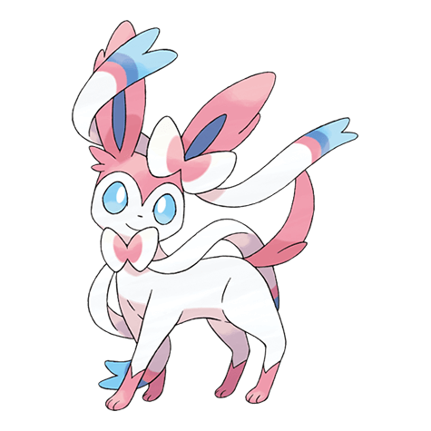 第6世代のポケモンのシルエット