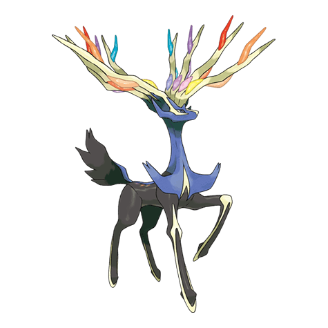 第6世代のポケモンのシルエット
