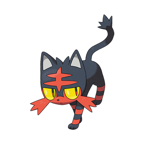 第7世代のポケモンのシルエット