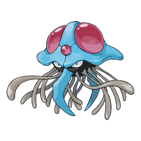Poison-type mystery Pokémon silhouette