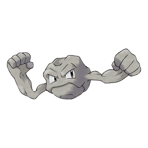 Rock-type mystery Pokémon silhouette