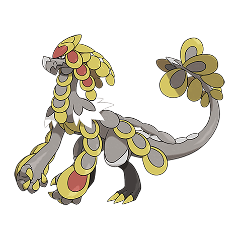 Dragon-type mystery Pokémon silhouette