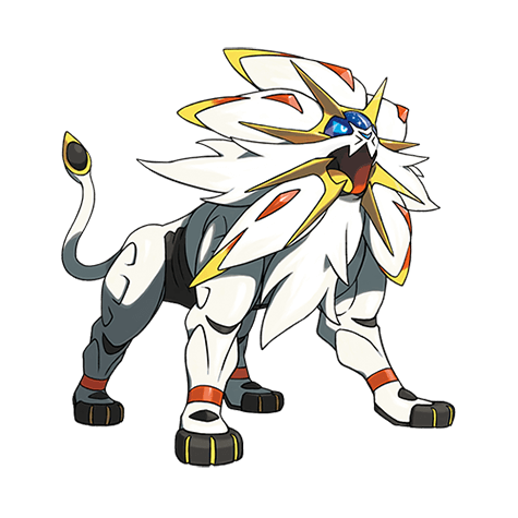 第7世代のポケモンのシルエット