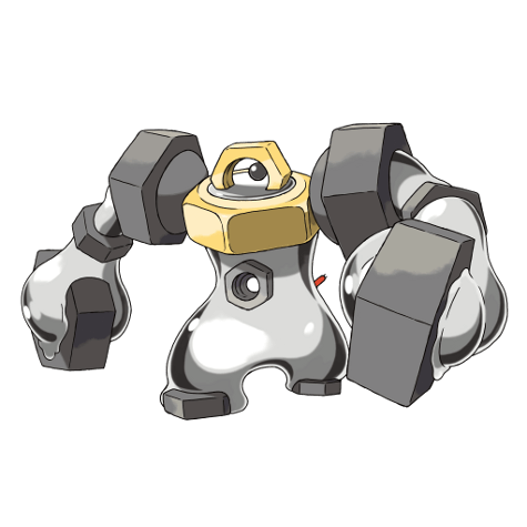 はがねタイプのポケモンのシルエット
