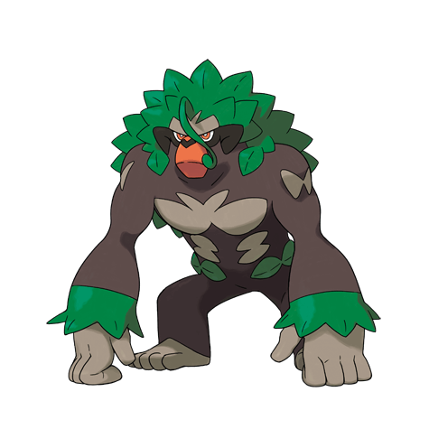 Grass-type mystery Pokémon silhouette