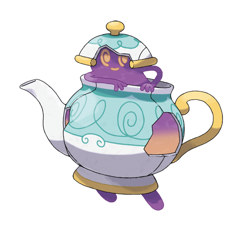 ゴーストタイプのポケモンのシルエット