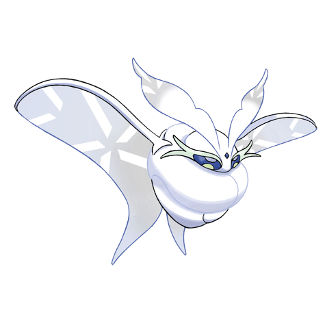 むしタイプのポケモンのシルエット