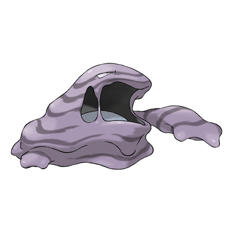 Poison-type mystery Pokémon silhouette