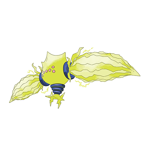 电属性神秘宝可梦剪影