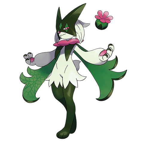 Grass-type mystery Pokémon silhouette